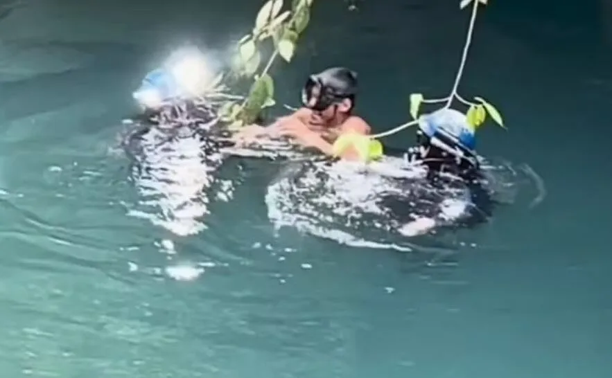 Un pescador sobrevivió dos semanas atrapado en una bolsa de aire bajo el agua