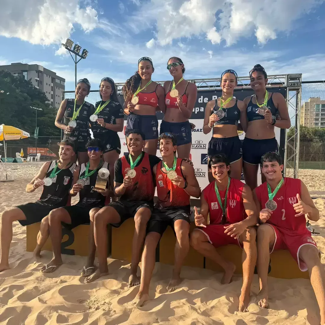 Atletas de MS sobem ao pódio do Brasileiro Interclubes de Vôlei de Praia Sub-21