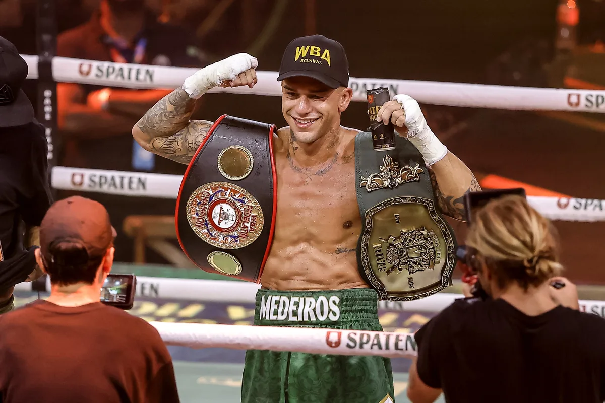 Luan Medeiros vence argentino e fatura cinturão internacional no Spaten Fight Night 3