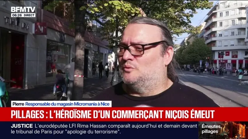 "J'ai juste tenu le front": un commerçant niçois agressé en marge de la mobilisation du 17-octobre