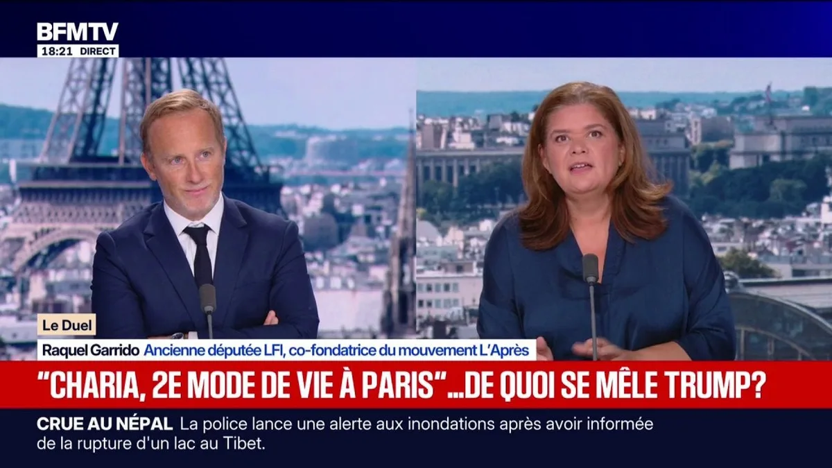 Propos de Donald Trump sur "la charia à Paris": "Cela prouve son ignorance", affirme Raquel Garrido, ex-députée LFI