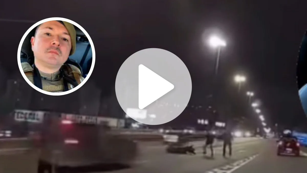 Policial é atropelado após parar para socorrer motociclista e tem carro roubado ainda caído no chão na Via Expressa em Florianópolis