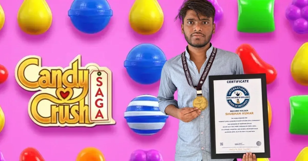 Estudiante de ingeniería batió el récord mundial en Candy Crush al superar el nivel 22.222 del videojuego y entró al Libro Guinness: "Años de dedicación y constancia"