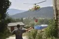 La lluvia propicia una noche de trabajo "muy productivo" en el incendio de Riglos (Huesca)