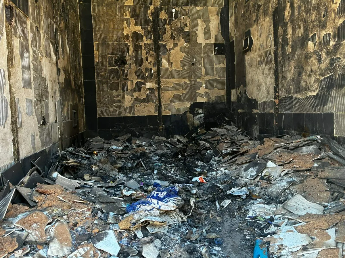 Corpo carbonizado é encontrado em posto de gasolina abandonado no Centro
