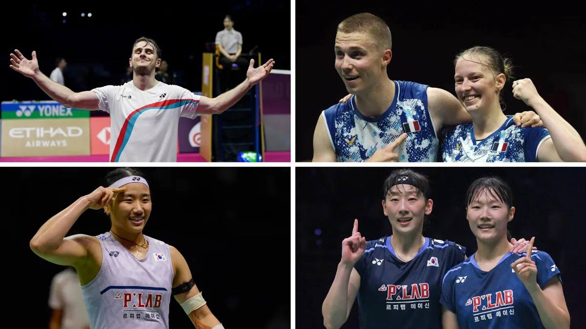 BWF Championships : France makes history with first golds; An Se-young defends title