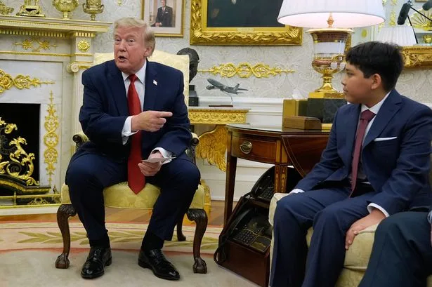 Trump erupts in 'disrespectful' outburst at female reporter in front of boy, 10