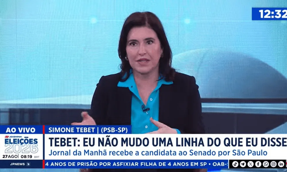 Tebet diz não se arrepender de críticas a Lula: ‘Não mudo uma linha do que eu disse’