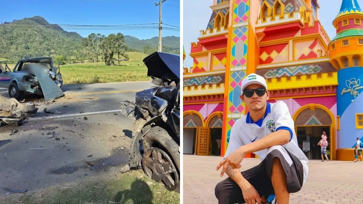 Jovem de 22 anos morre em grave acidente entre carros em SC e amigos lamentam: ‘Sem acreditar’