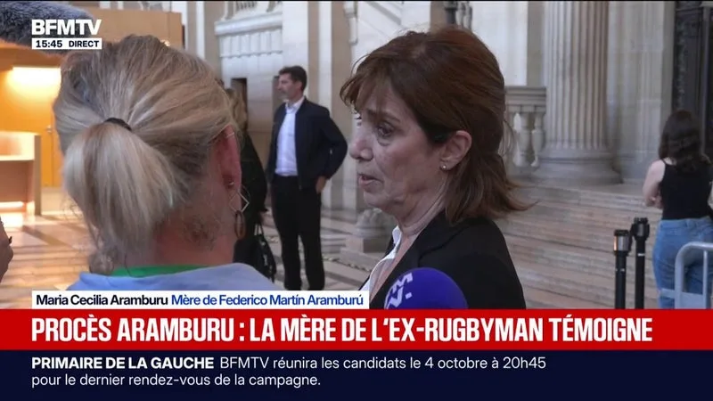 Procès de l'assassinat de Federico Martin Aramburu: la mère de l'ex-rugbyman parle "d'impunité"