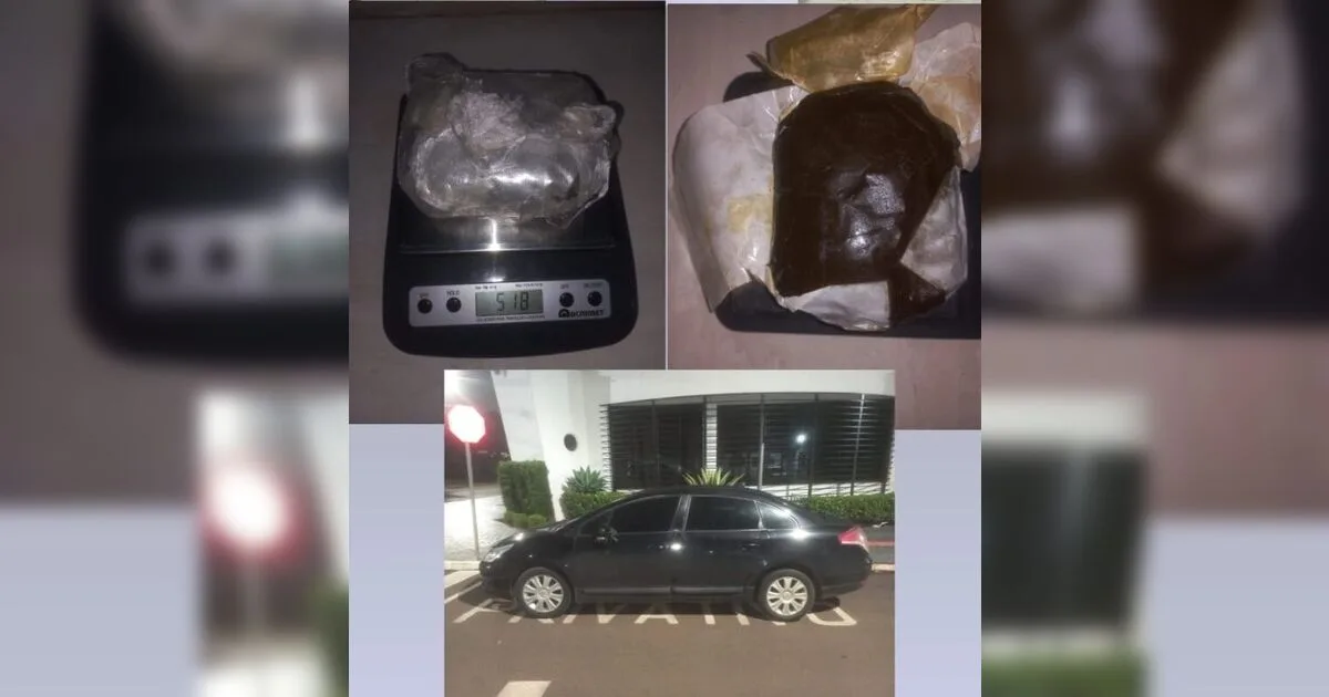 Motorista é preso pela PM com droga no painel do carro em Arapongas