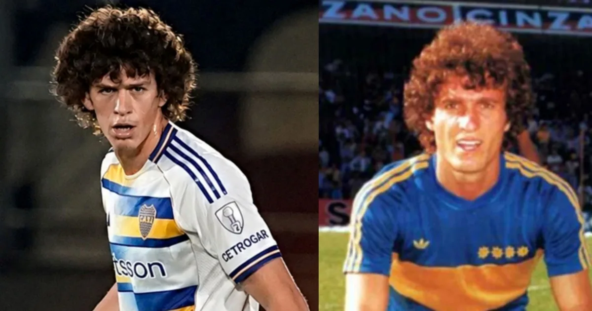 La divertida reacción de Oscar Ruggeri con el pibe Jagger de Boca: ¿qué le vio en común?