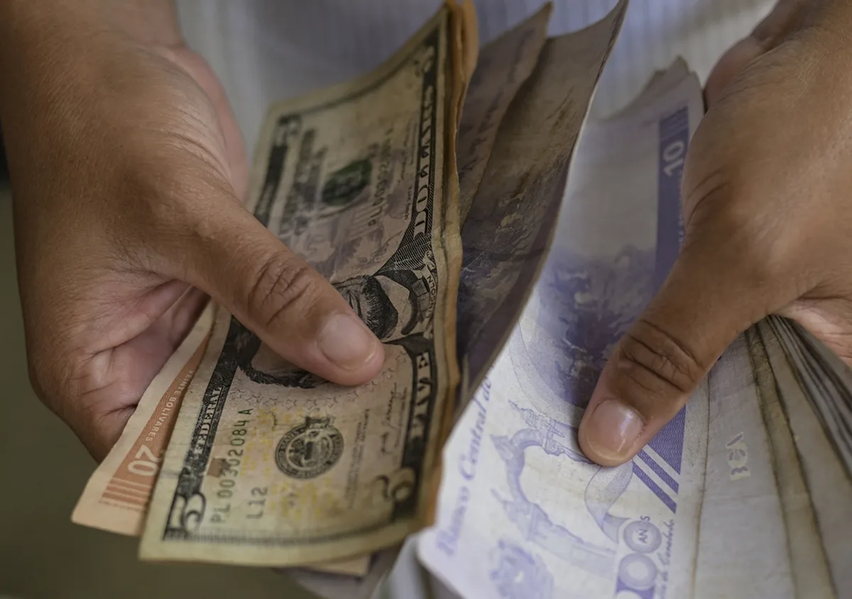 El bolívar cayó 5,8% frente al dólar en agosto