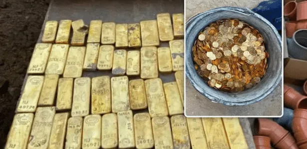 Operários encontram R$ 54 milhões em ouro durante obra na Bélgica
