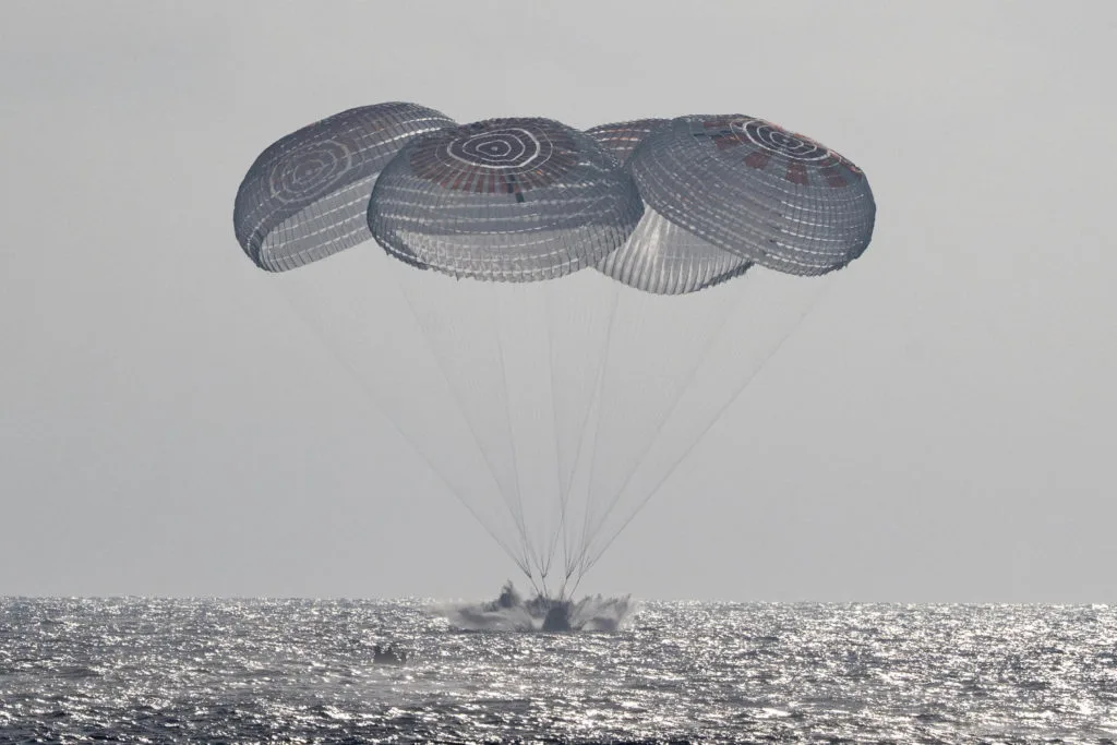 WATCH: Four astronauts return to Earth after 8 months aboard International Space Station