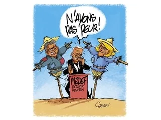 Le dessin de Chaunu. Le président du Medef, Patrick Martin, fustige la France insoumise et le Rassemblement national
