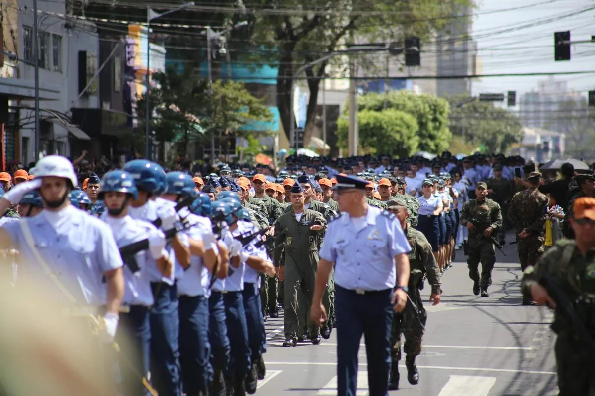 Interdições para desfile de 7 de Setembro começam domingo no Centro da Capital