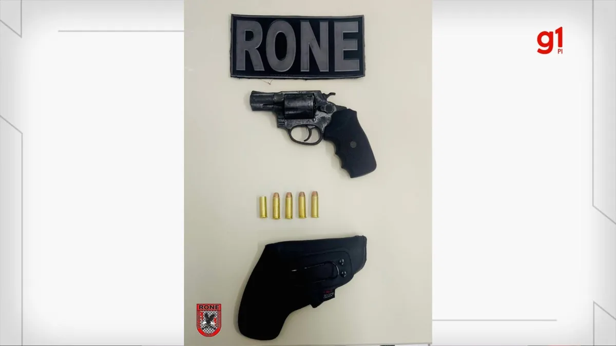 Homem ameaça companheira com revólver, mulher tenta tomar arma e ele acaba baleado no PI