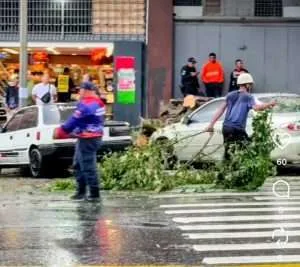 Atienden afectaciones por lluvias en Caracas