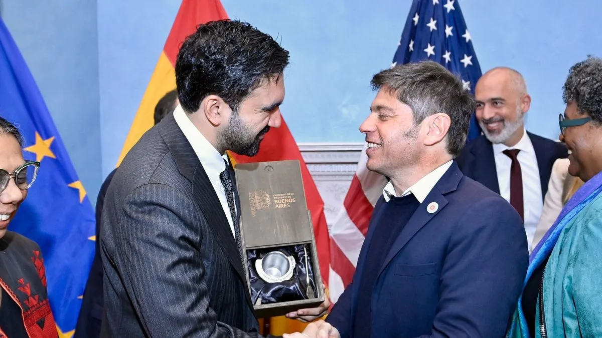 Axel Kicillof compartió un desayuno en Nueva York con Pedro Sánchez y el alcalde Zohran Mamdani: "Argentina vive una catástrofe"