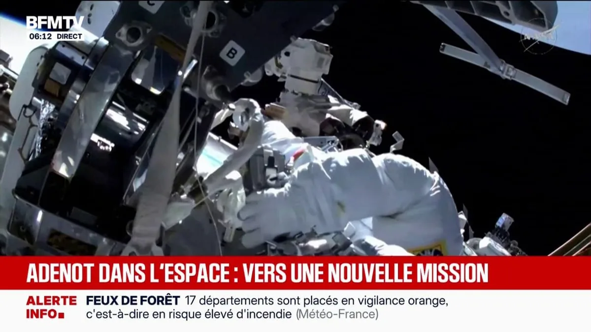 Sophie Adenot dans l'espace: la nouvelle antenne n'a pas été installée en raison du retard accumulé, la fin de la mission reportée