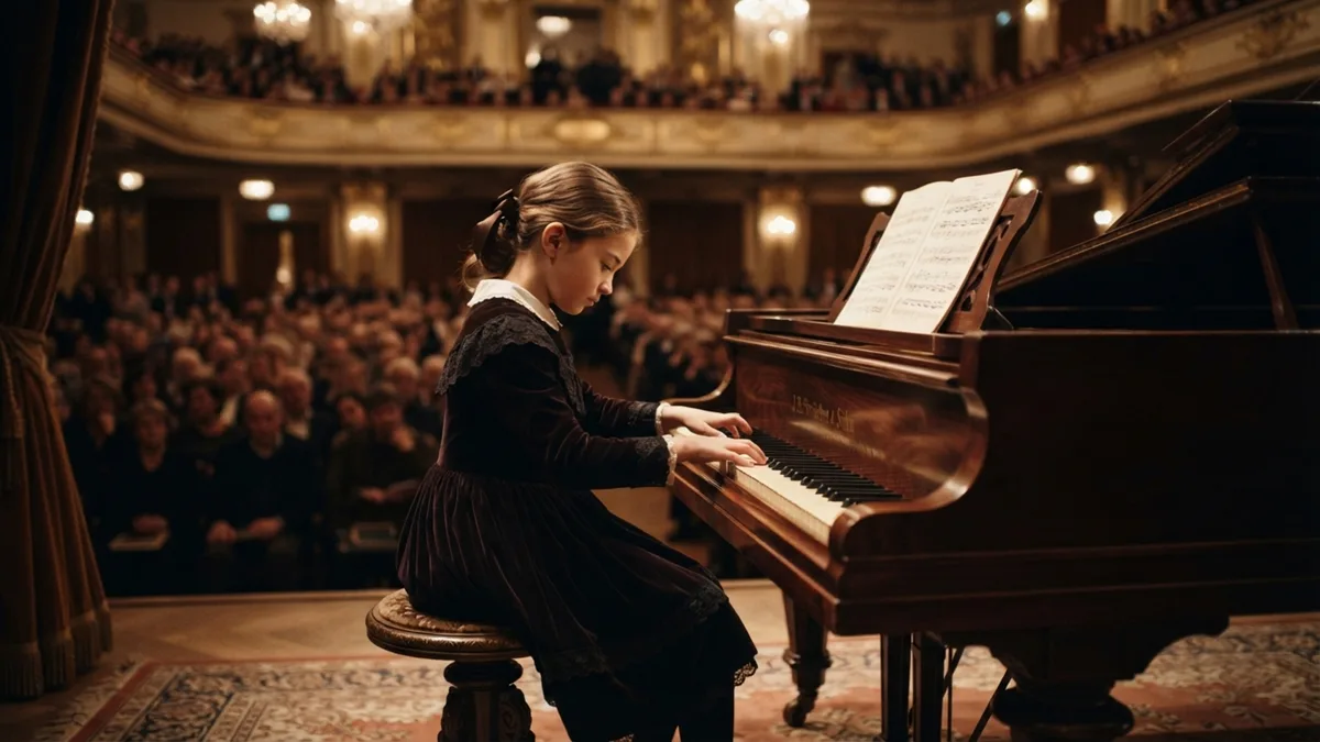 Menina de 9 anos subiu ao palco do Gewandhaus de Leipzig em 1828, começou a compor no mesmo período e ainda criança iniciou a carreira que faria Clara Schumann viajar pela Europa