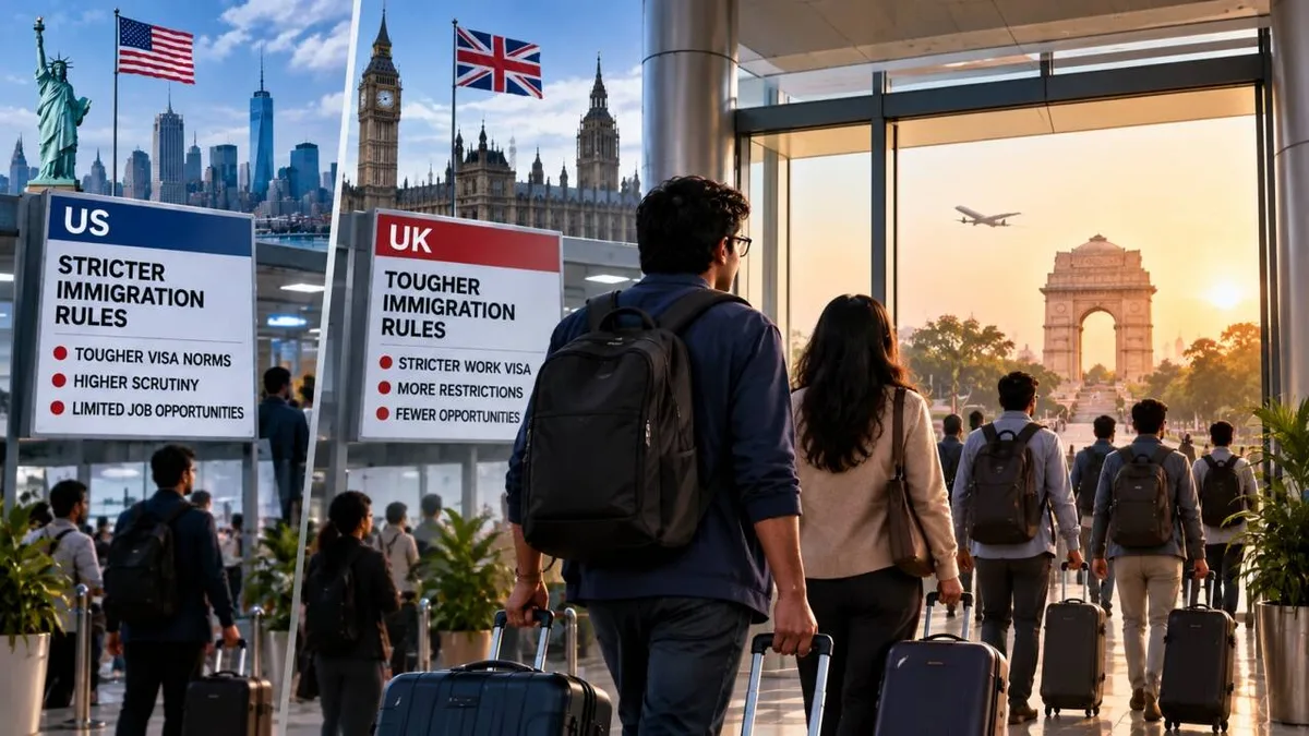 Indians in UK, US return on high visa costs, immigration issues; but to lower pays