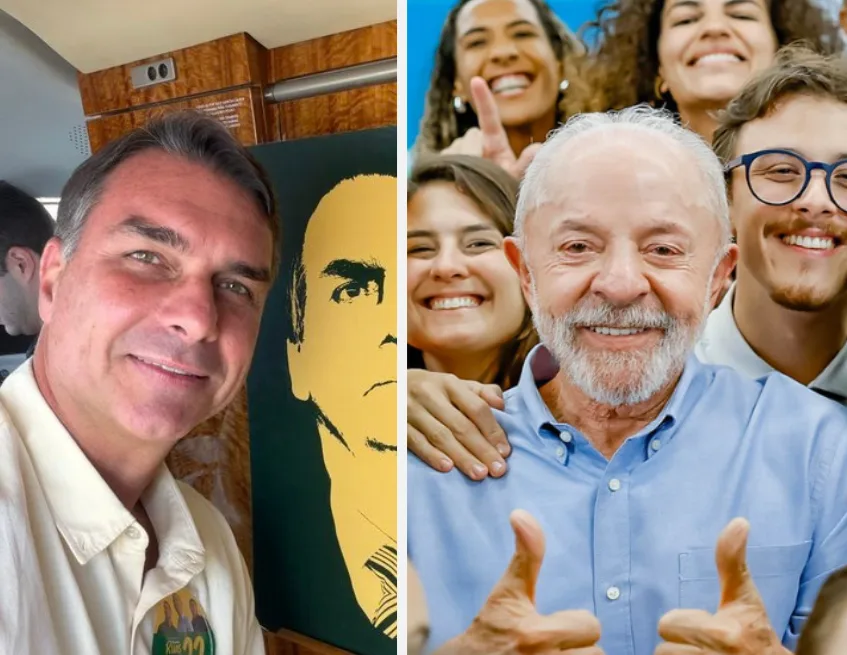 AtlasIntel: Flávio Bolsonaro tem 52,8% dos votos válidos contra 47,2% de Lula