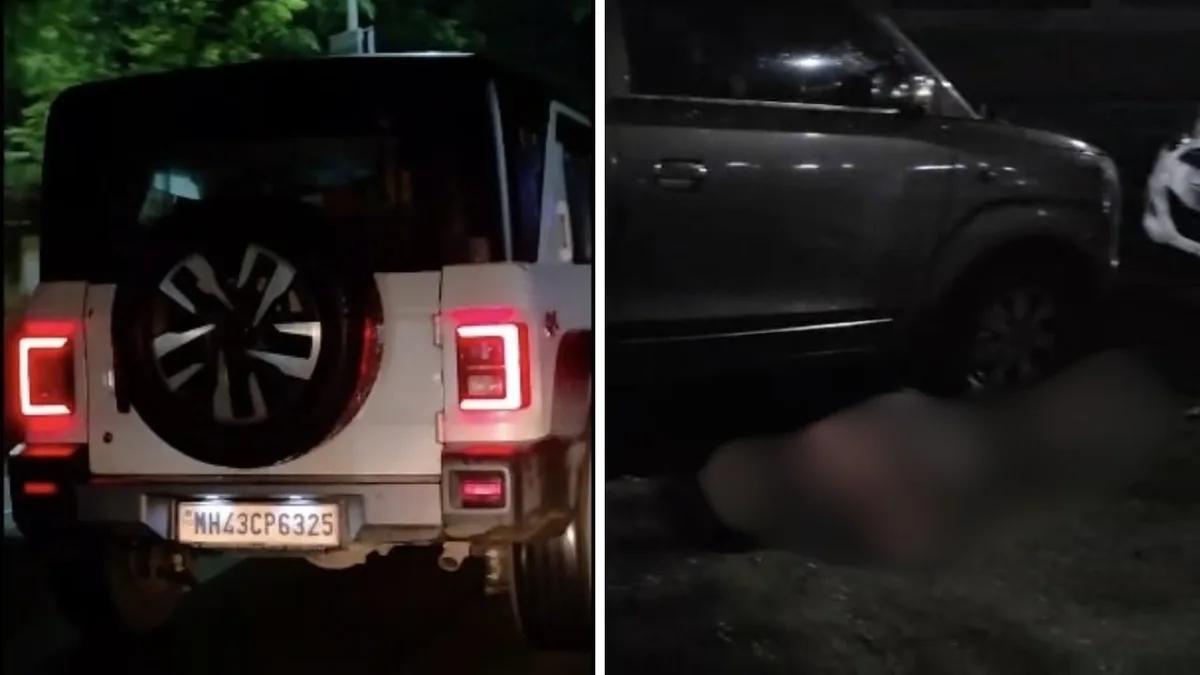 Speeding Thar Rams Into People Near Navi Mumbai Hospital, Driver Flees