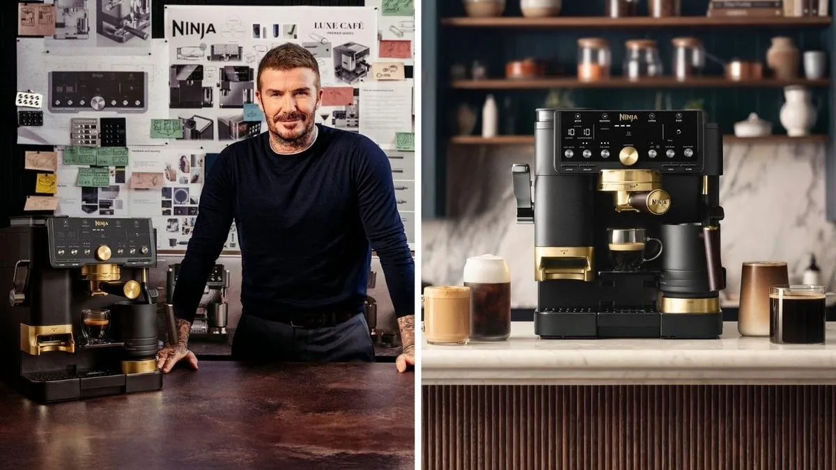 David Beckham just gave this Ninja coffee machine a luxury makeover and coffee lovers can’t wait to get their hands on it