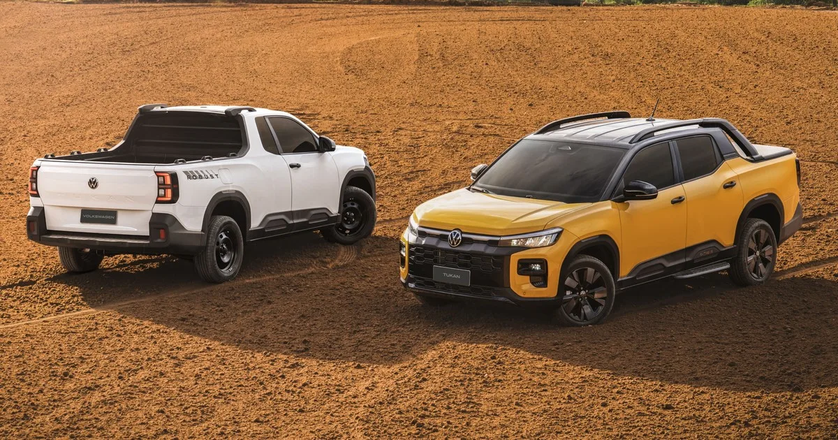Cómo es la Volkswagen Tukan, la pickup compacta que tendrá opciones de cabina simple y doble