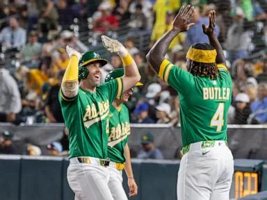 Jeff McNeil goes 4 for 5 as the Athletics beat the Rangers 8-3