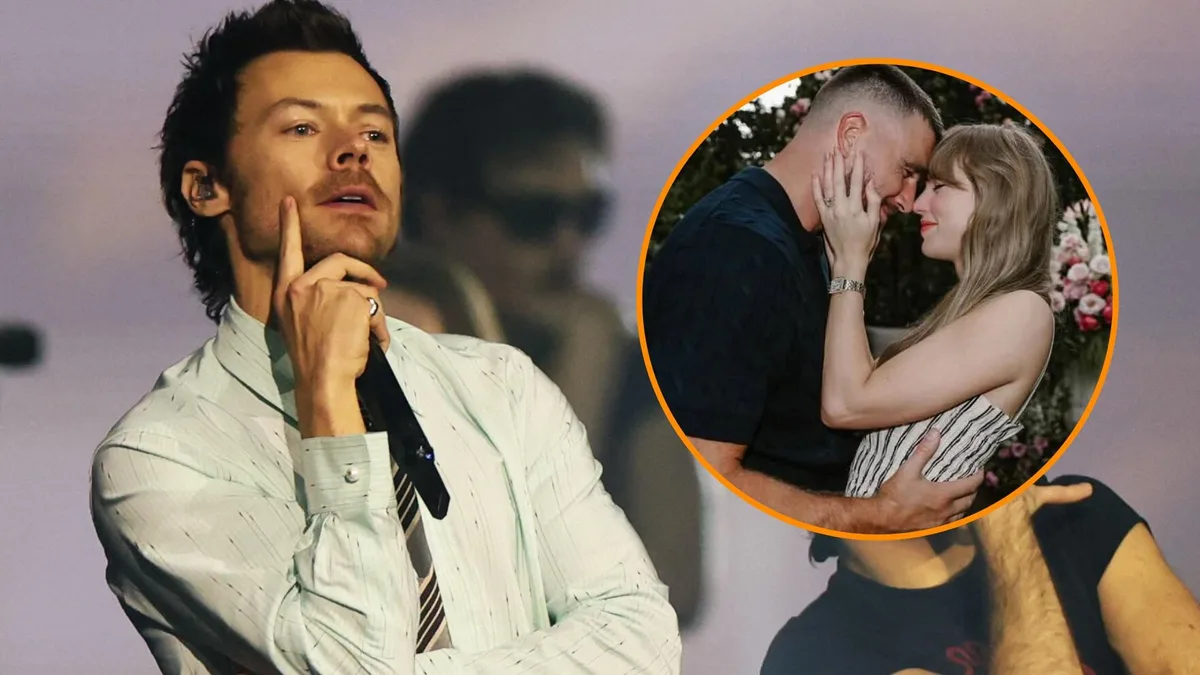 Harry Styles bromeó sobre la boda de Taylor Swift en el mismo escenario donde la cantante se casó con Travis Kelce
