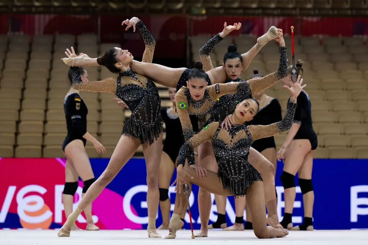 Brasil conquista bronze no Mundial de Ginástica Rítmica e garante vaga para Los Angeles 2028