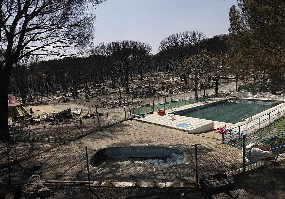 Ayuso anuncia 3 millones de euros para 50 empresas afectadas por el incendio de la Sierra Oeste