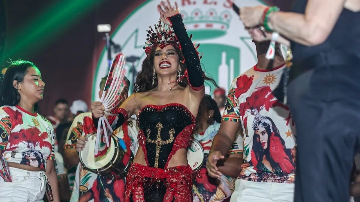 Grande Rio escolhe samba para o Carnaval 2027 em noite de festa e coroação de Anitta