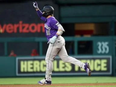 Goodman hits 35th homer in his return to the lineup as Rockies snap skid with 3-1 win over Nationals