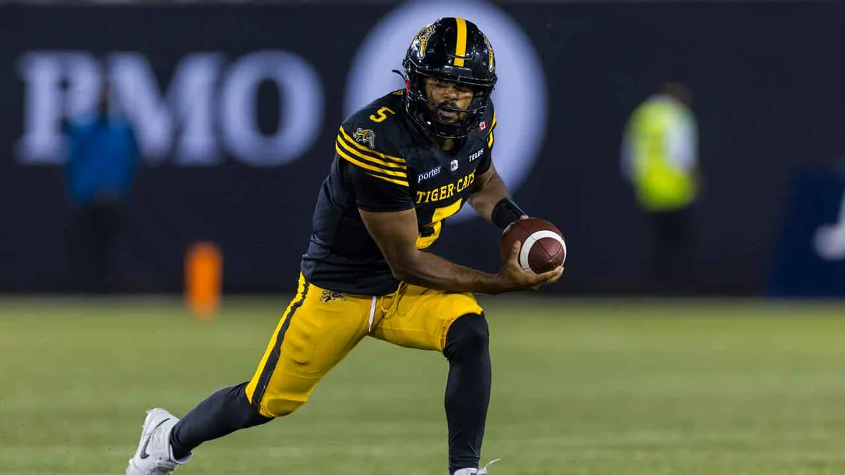 Ford comes off bench to help Tiger-Cats rally past Roughriders
