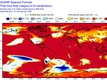 'Earth is almost entirely in the red': Scientists warn 'super-duper' El Niño is still intensifying - and could continue into spring next year