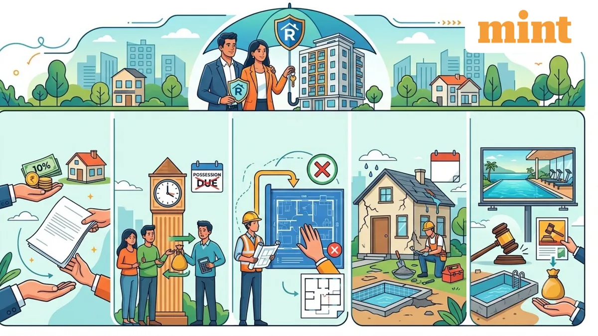 Buying a home? 5 RERA rights every homebuyer should know on builder delays, advance payments and construction defects