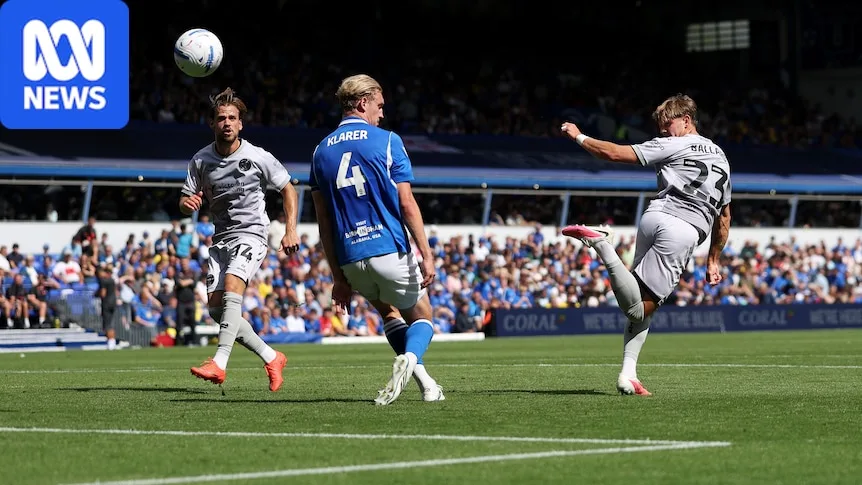 Bristol City striker's stunning backheel goal in England goes viral