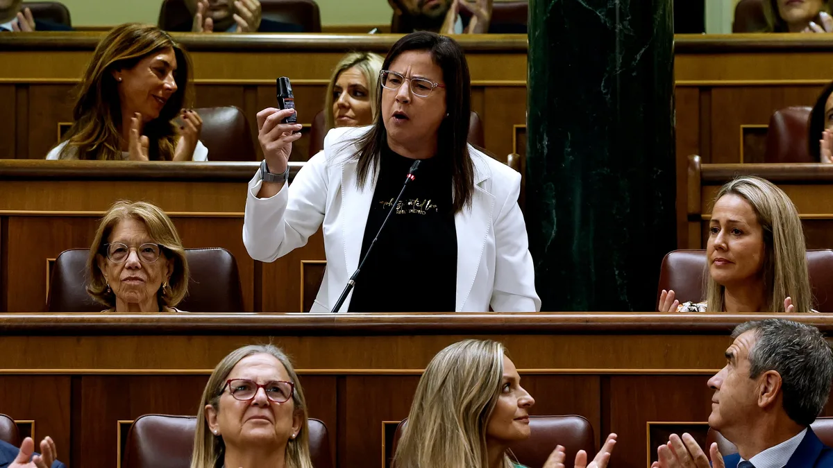 Un juzgado admite a trámite una denuncia por el incidente con el bote de gas pimienta de una diputada del PP en el Congreso