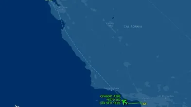Qantas A380 arrives in San Francisco to bring NFL’s 49ers to Australia