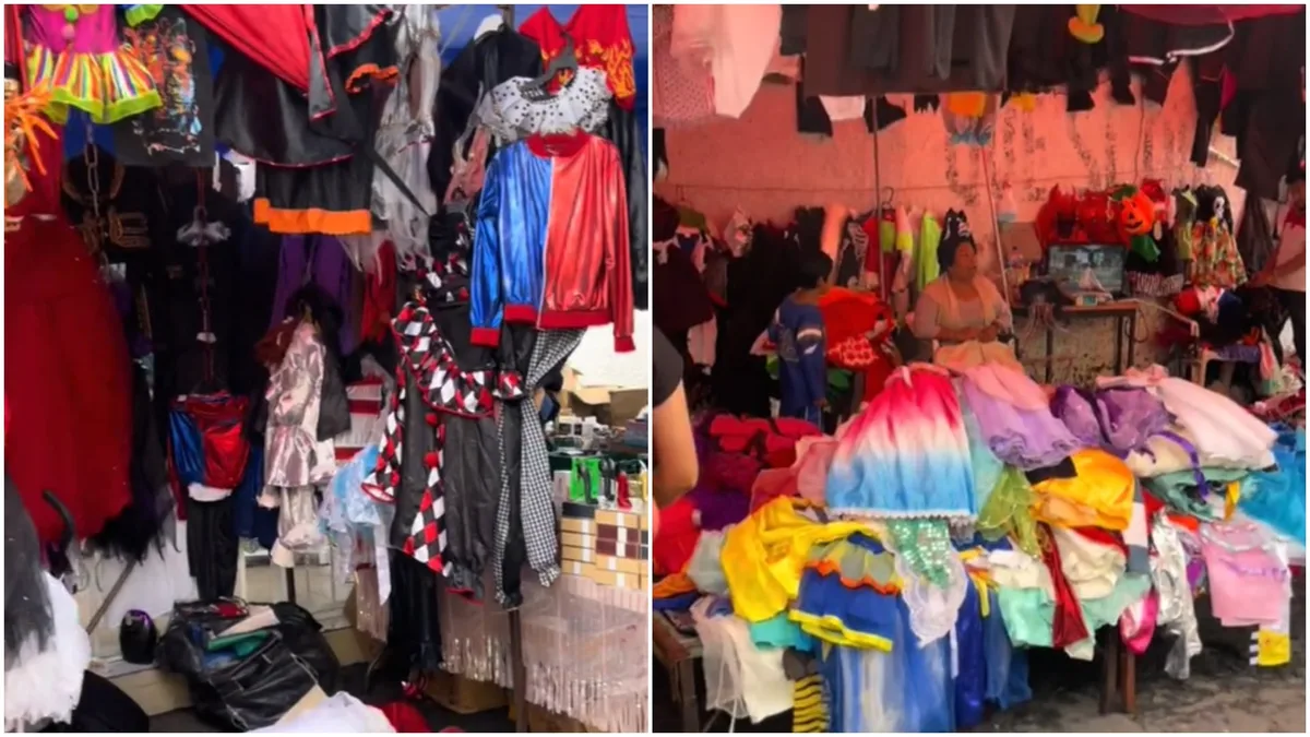 Disfraces baratos para Halloween y Día de Muertos: la ruta de las pacas en Tepito