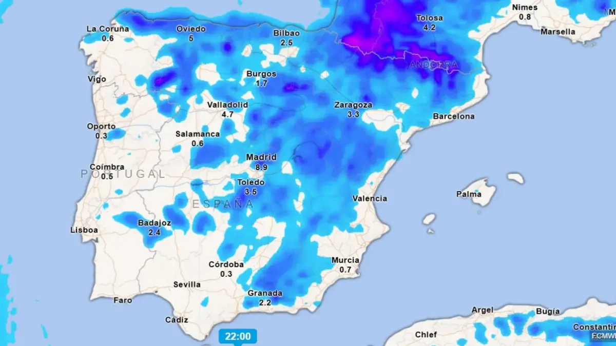 Llegan más lluvias, tormentas y fuertes vientos en las próximas horas: estas son las Comunidades en alerta