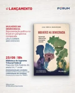 Pesquisadora lança no STF livro sobre participação feminina na política