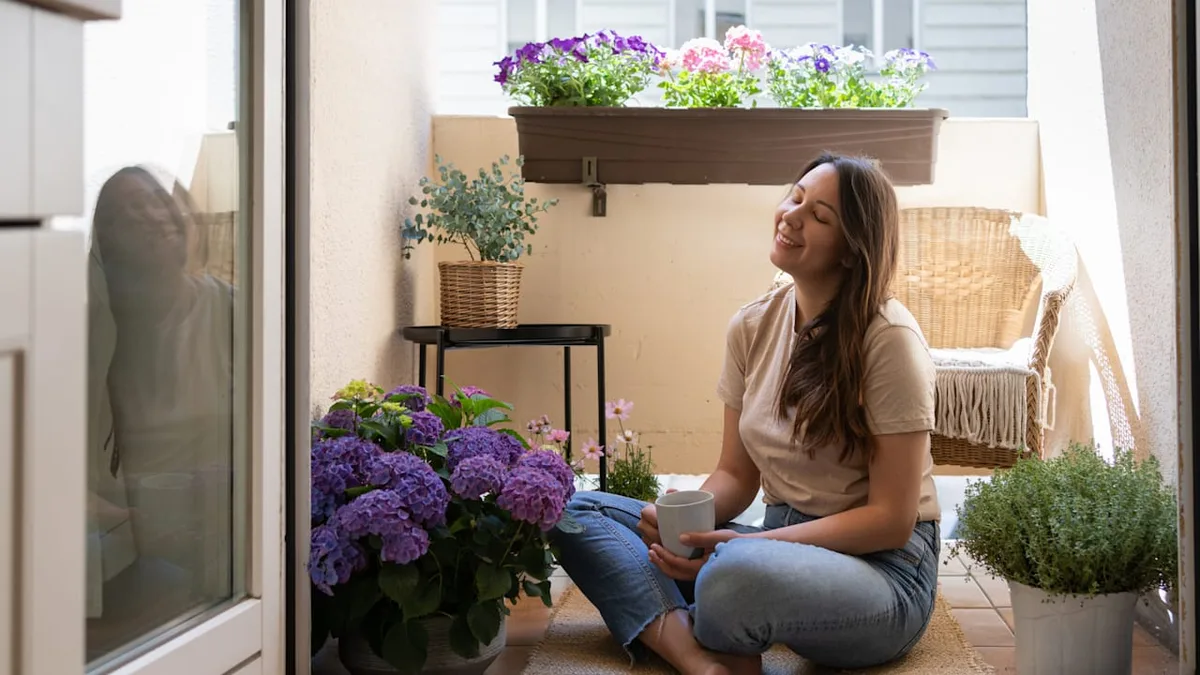 Für kleines Budget - Wie man den Balkon mit wenig Geld gestalten kann