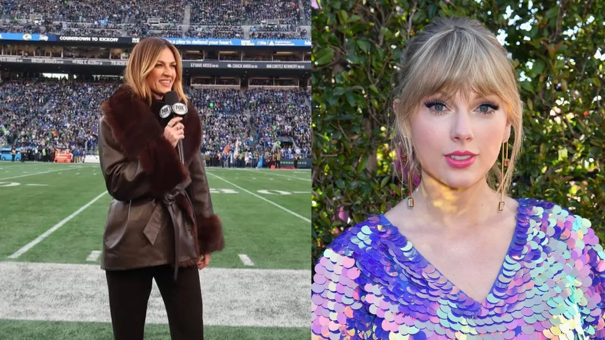 Taylor Swift Showed Up To A Chiefs Game In Erin Andrews' Brand And The Sideline Icon Had A Perfect Response