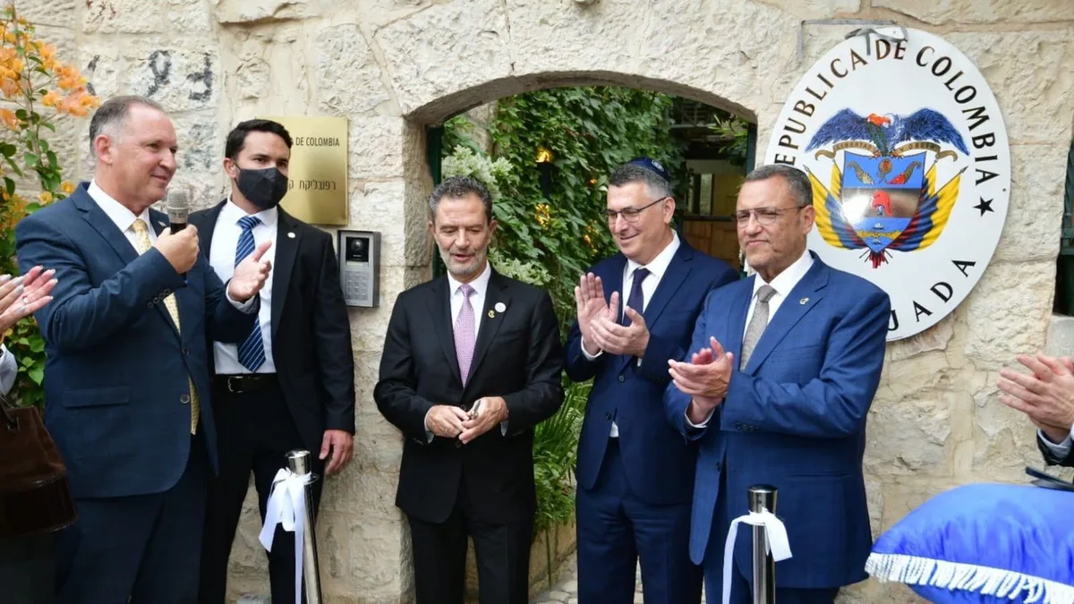 Colombia inaugura su embajada en Jerusalén y afianza sus relaciones con Israel: "Es un paso decisivo"