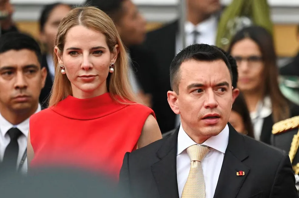Primera dama de Ecuador perdió al tercer hijo que esperaba junto a Daniel Noboa